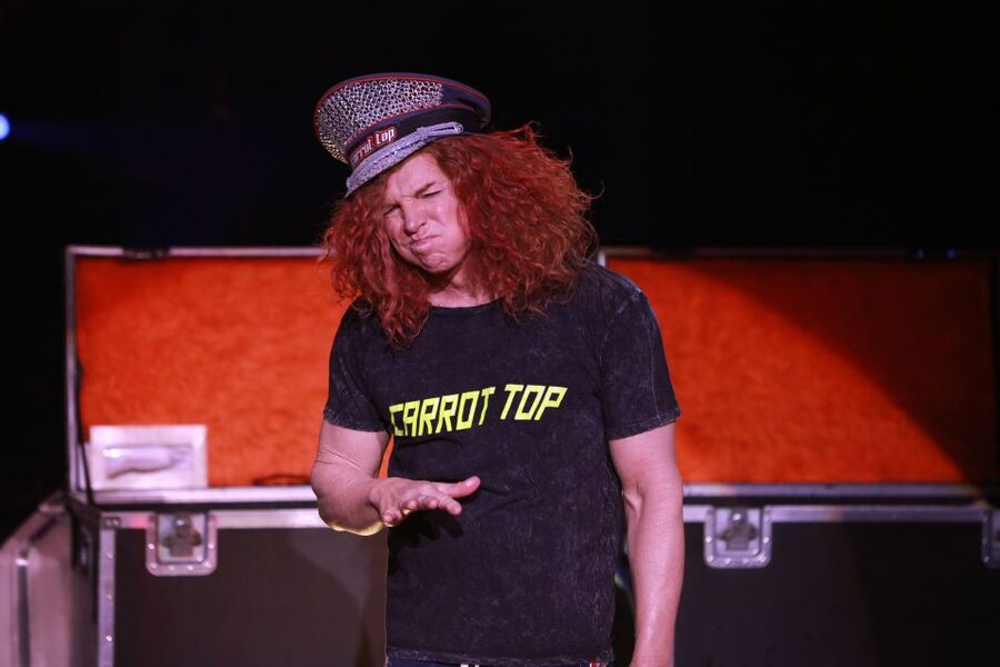 Las Vegas: Carrot Top at Luxor Hotel & Casino - The props are more than a side feature