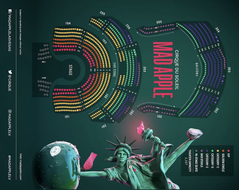 Las Vegas: Cirque du Soleil Mad Apple - A New York night, rebuilt for Las Vegas