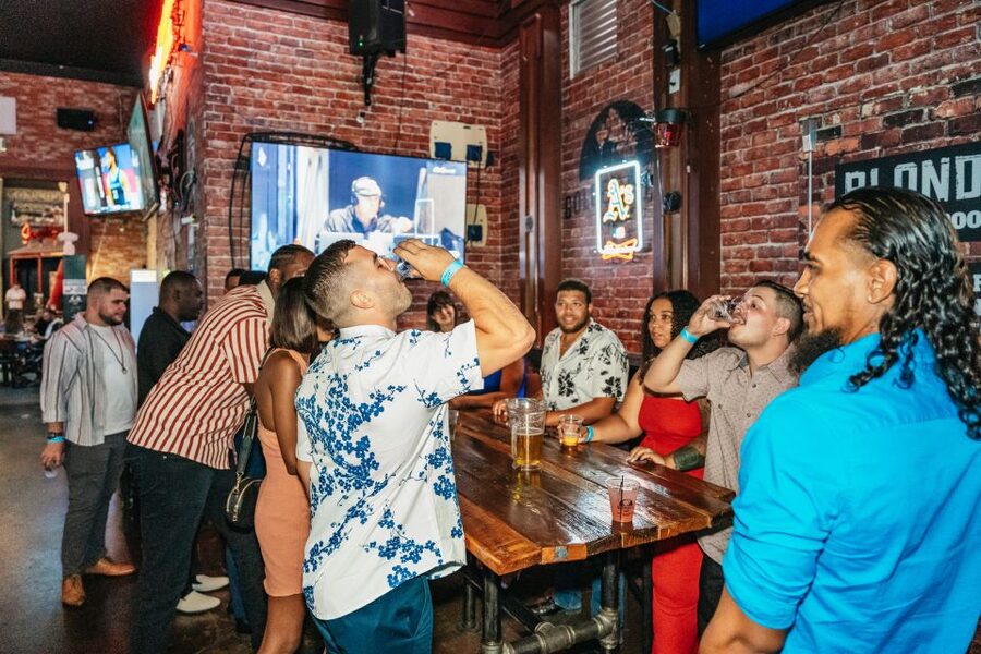 Las Vegas: Club Crawl and Party Bus with Free Drinks - Four club stops, with the Strip as your backdrop