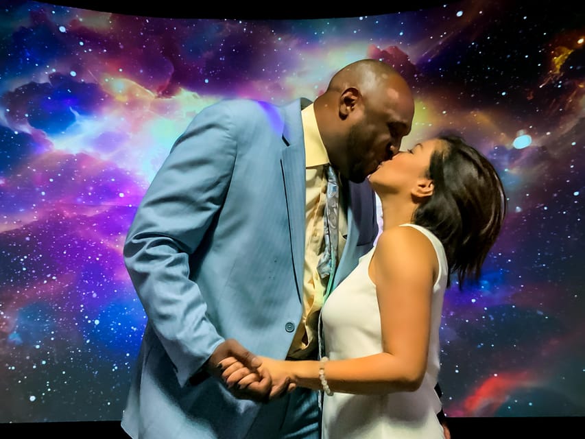 Las Vegas: Cosmic Space Wedding + Spectacular Photography - What happens during the 45-minute ceremony