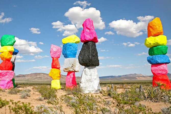 LAS VEGAS: Death Valley, Seven Magic Mountains & Vegas Sign TOUR - Badwater Basin reaches North America’s lowest point