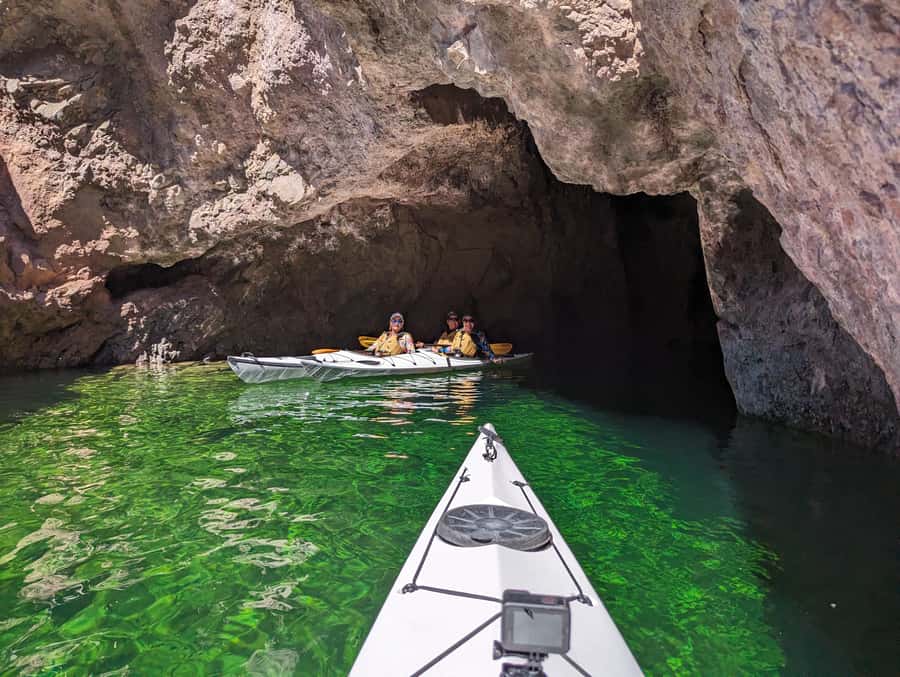Las Vegas: Emerald Cave Kayak Tour with Photos - Meeting at Willow Beach before the marina