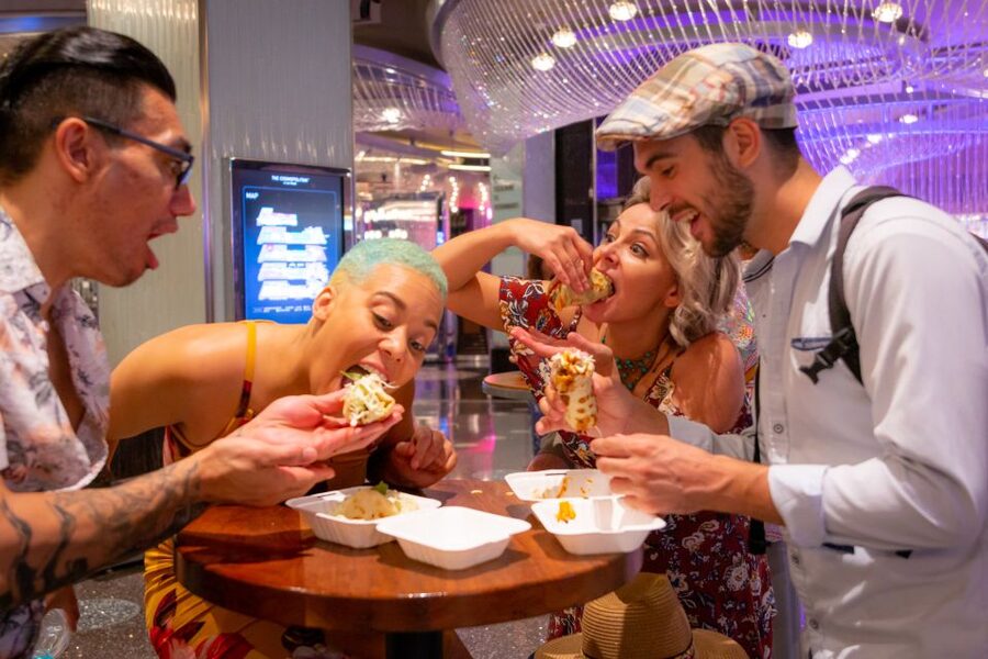 Las Vegas: Foodie Walking Tour on The Strip with Tastings - The Cosmopolitan adds spectacle and a spicy choice