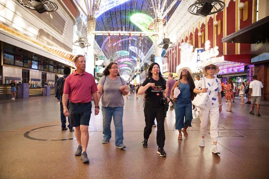 Las Vegas: Fremont Street Secrets & Red Light History Walk - The Mob Museum and Fremont Hotel