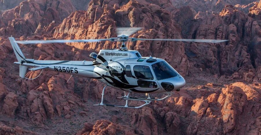 Las Vegas: Grand Canyon Heli Tour and Valley of Fire Landing - The Grand Canyon from a helicopter