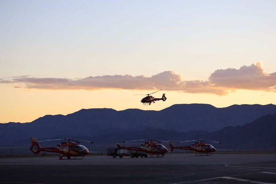 Las Vegas: Grand Canyon Helicopter Landing Tour - The return flight to Boulder City