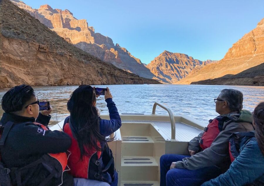 Las Vegas: Grand Canyon Helicopter Ride, Boat Tour & Skywalk - Comfort, fitness, and passenger rules