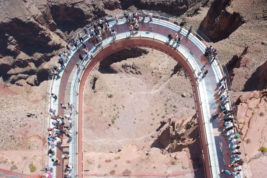 Las Vegas: Grand Canyon West Rim Tour with Helicopter Flight - Arriving at Hualapai territory