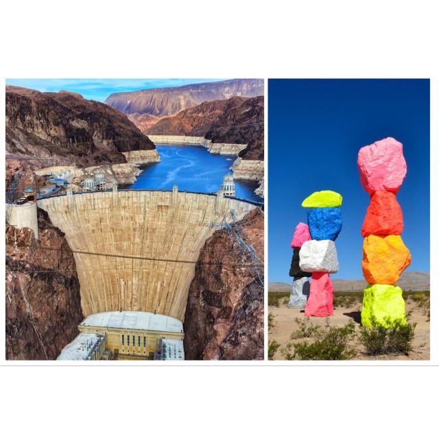 Las Vegas: Hoover Dam and Seven Magic Mountains Tour - The bridge viewpoint: a dramatic second look