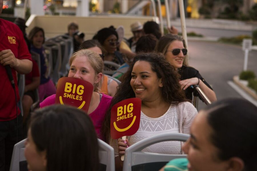 Las Vegas: Hop-on Hop-off Sightseeing Tour by Open-Top Bus - Commentary, drivers, and the onboard feel