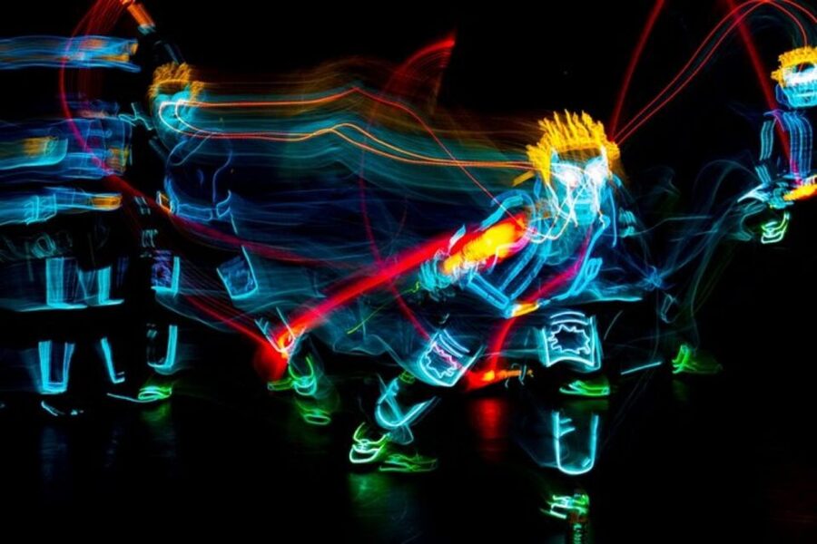 Las Vegas: iLuminate Show at The STRAT Admission Ticket - The light suits are more than a costume trick