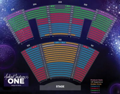 Michael Jackson ONE by Cirque du Soleil Ticket