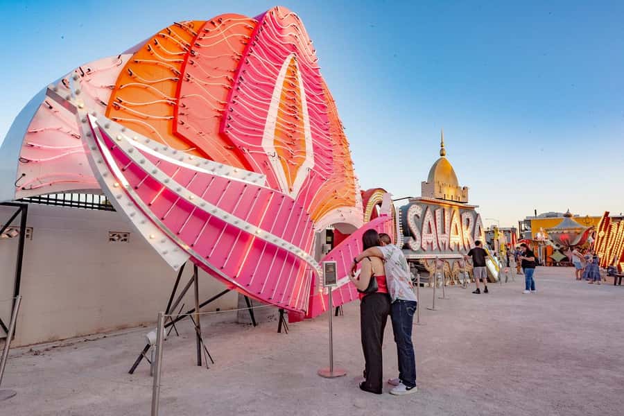 Las Vegas: Neon Museum Experience & Vegas Open-Top Bus Tour - The Las Vegas Luminaries murals