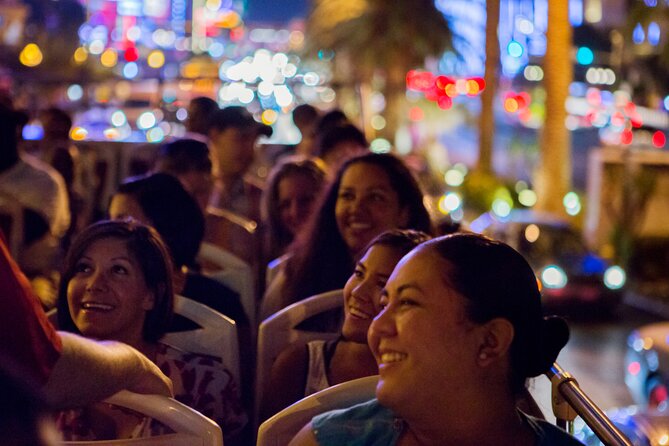 Las Vegas: Neon Museum Night Experience and Open-Top Bus Tour - Riding the Strip from Treasure Island