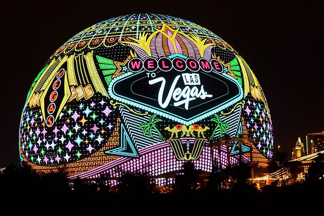 Las Vegas Night Tour High Roller Wheel Ride Guided Tour Option - Fremont Street and old-school Las Vegas