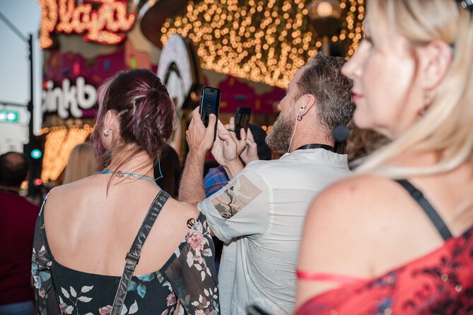 Las Vegas Night Tour Soiree-Burlesque, Cocktails, Keepsake Flask - A Rat Pack toast inside the Golden Gate