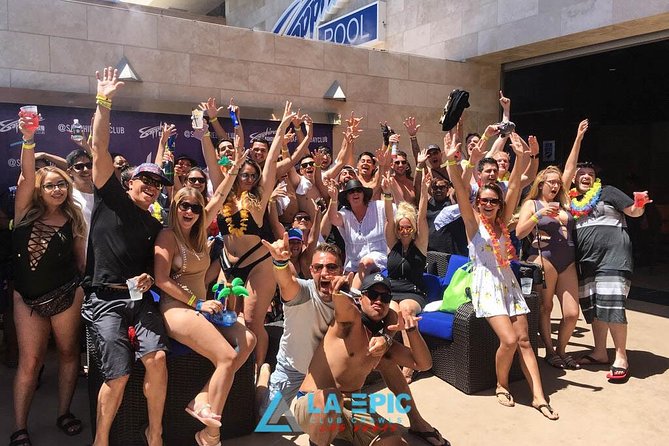 Las Vegas Pool Party Crawl: VIP Entry & Party Bus - Stop 1: LA Epic Club Crawl and the changing lineup