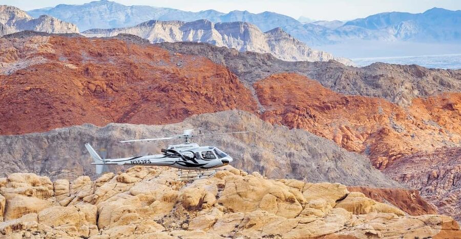 Las Vegas: Red Rock Canyon and Vegas Strip Helicopter Tour - From your hotel to the VIP heliport