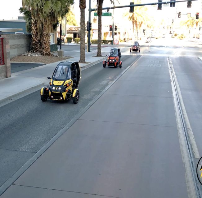 Las Vegas: Self-Drive Strip Tour in an Electric EVR car - Comfort features that matter in Nevada heat