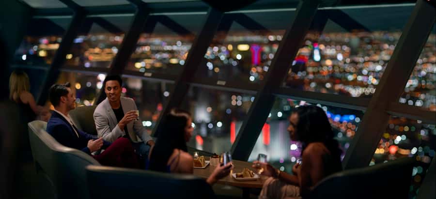 Las Vegas: STRAT Tower Observation Deck Ticket - The outdoor deck and the feeling of height