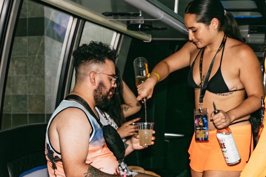 Las Vegas Strip: 3-Stop Pool Party Crawl with Party Bus - Clothing, ID, and casino rules