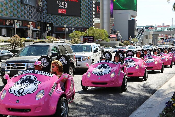 Las Vegas Strip and Downtown Scooter with Souvenir T-shirt & Food Tour - Bellagio in a quick, concentrated stop