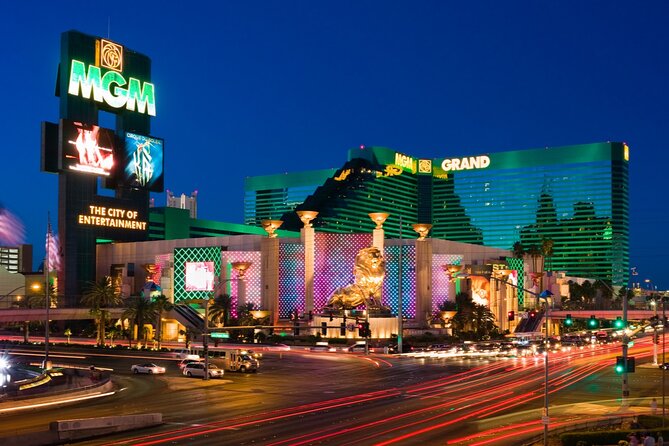 Las Vegas Strip Past & Present Glory: Self-Guided Adventure - Starting beneath MGM Grand’s giant lion