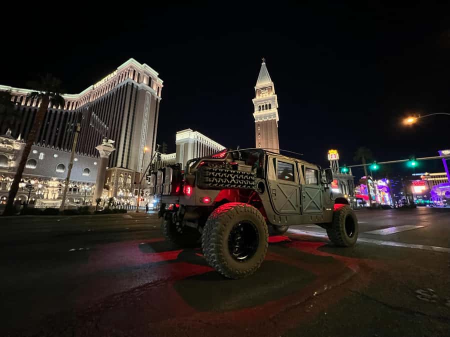 Las Vegas Strip Sightseeing Tour in a Military Hummer - The Sphere, a quick look at a new Las Vegas landmark