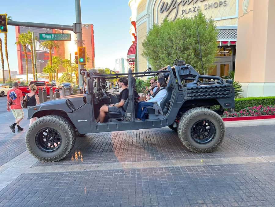 Las Vegas Strip Sightseeing Tour in a Military Hummer - Wedding Chapel Row and a different side of the city