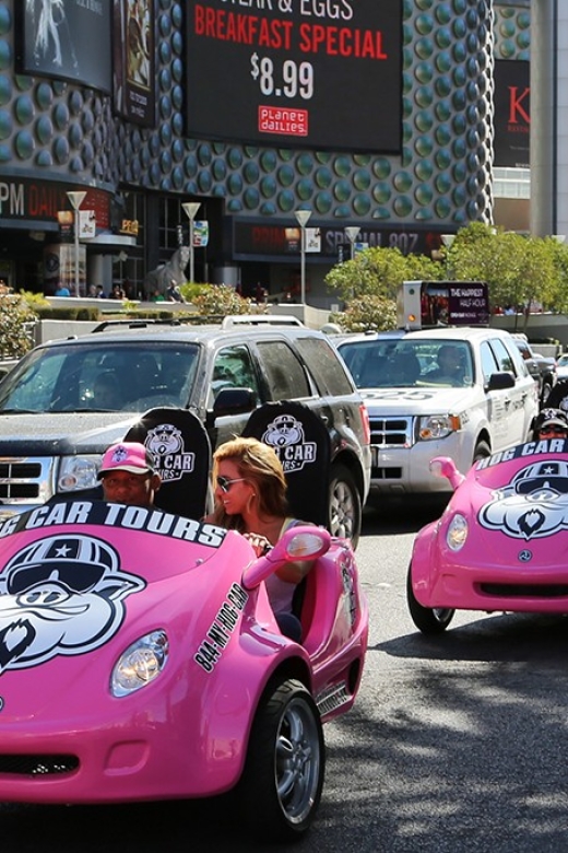 Las Vegas Strip Tour & Food - Why the pink Hog Car is the main event