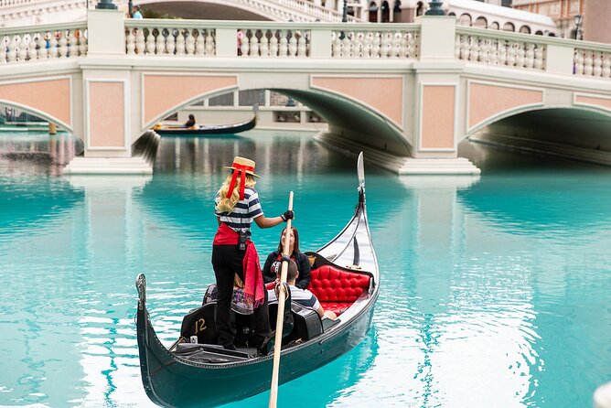 Las Vegas Super Saver: Madame Tussauds with Gondola Boat Ride - A 15-minute ride with singing and architecture