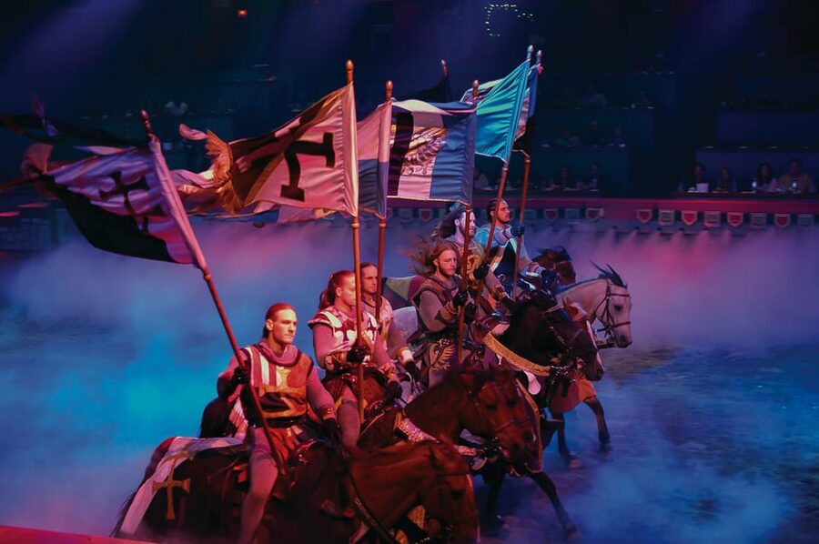 Las Vegas: Tournament of Kings Show at Excalibur - King Arthur, Knights, and a Story of Treachery