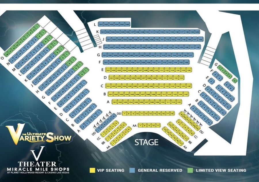 Las Vegas: V The Ultimate Variety Show - A fast-moving show with no single star