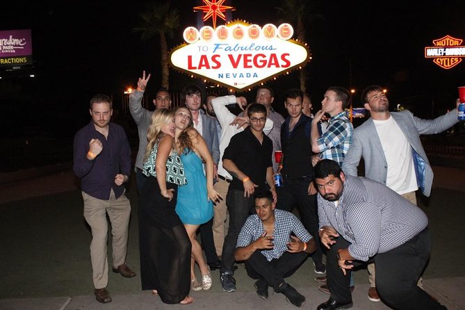 Las Vegas VIP Nightclub Party Bus Crawl - Encore Beach Club at Night