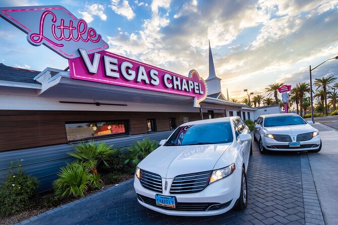 Las Vegas Wedding at The Little Vegas Chapel including Limousine Transportation - What happens inside the chapel