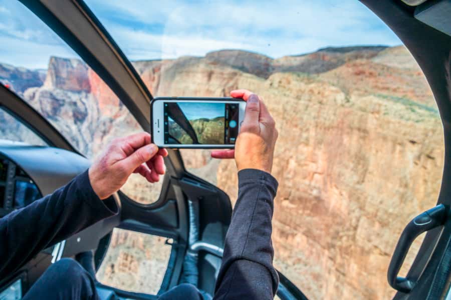 Las Vegas: West Grand Canyon Helicopter Ticket with Transfer - Lake Mead, Hoover Dam, and the approach to the canyon
