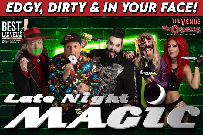 Late Night Magic at The Orleans Las Vegas - A Magic Show With a Darker Sense of Humor