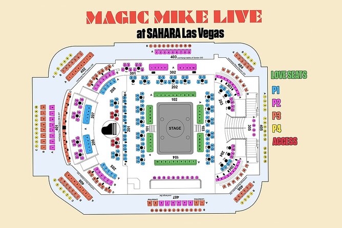 Magic Mike Live Las Vegas at SAHARA Las Vegas - Inside the SAHARA theater and Club Domina setting
