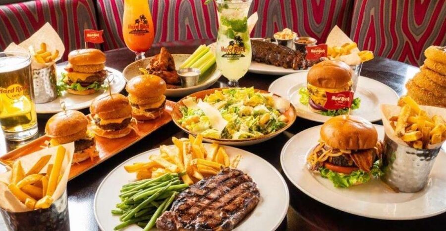 Meal at Hard Rock Las Vegas on the Las Vegas Strip - Arriving with a voucher and finding your table