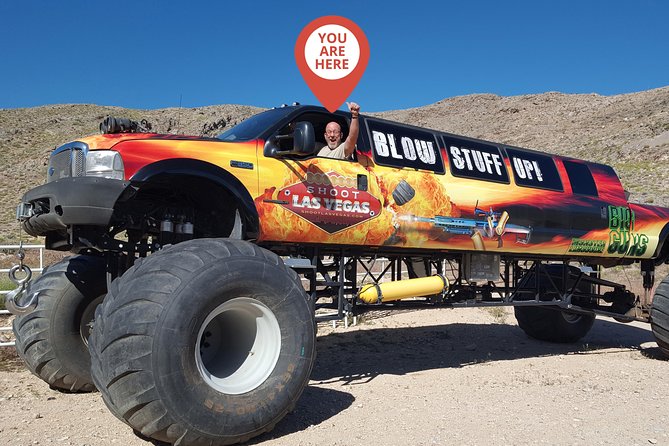 Monster Truck Driving & Shooting Adventure Combo in Las Vegas - Key points before you book