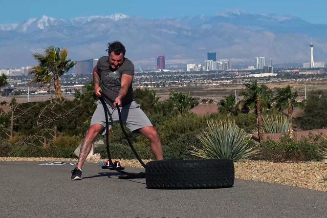 Outdoor Obstacle Course with Scenic Vegas Skyline in Henderson - What the small-group size changes