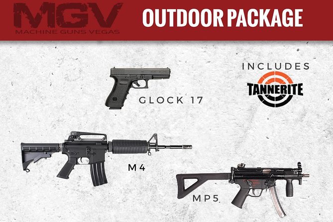 Outdoor Shooting Range Experience in Las Vegas - What the Advanced Package Adds