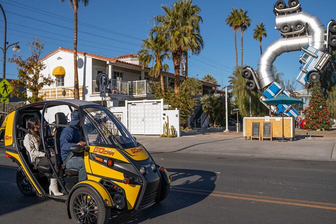 Private 1-Hour Downtown Las Vegas Highlights by Talking GoCar - Circa, Golden Nugget, and Downtown’s casino contrast