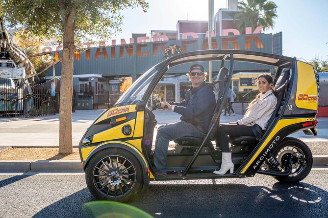 Private 1-Hour Downtown Las Vegas Highlights by Talking GoCar - Wedding chapels and the El Cortez