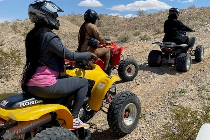 Private ATV Riding in Las Vegas - One hour across hills, turns, and desert trails