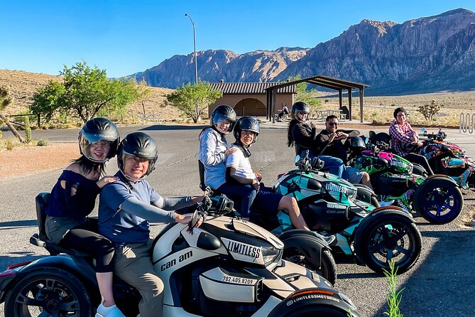 Private Guided Red Rock Tour On A CanAm Trike - Blue Diamond, burros, and a small café