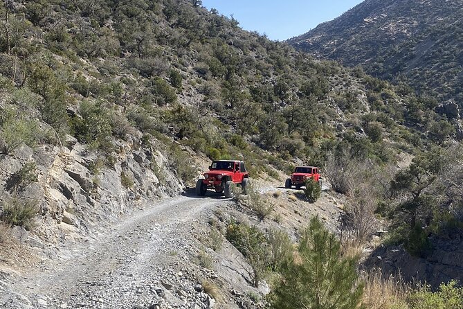 Red Rock Canyon Half Day Jeep Tour Offroad Adventure - The first seven miles through Red Rock Canyon