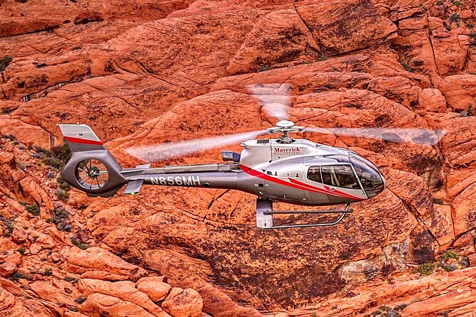 Red Rock Canyon Helicopter Tour with Landing and Champagne Toast - Red Rock Canyon first, champagne above the Strip later