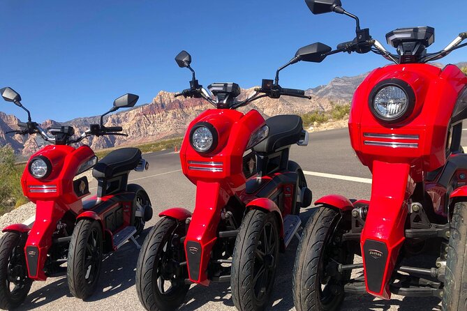Red Rock Canyon Tour by Electric Scooter - Learning to handle the iTank scooter