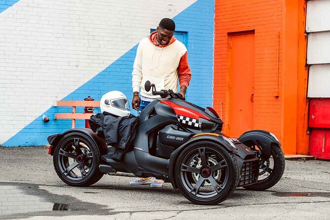 Self-Guided Las Vegas Trike tour on a CanAm Trike - Starting at Polaris Avenue with a proper safety lesson